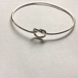 Sterling Silver Knot Bangle